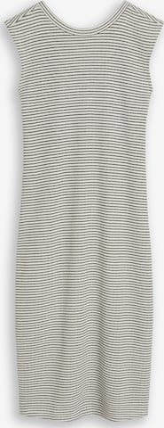 Robes en maille TOM TAILOR DENIM en blanc : devant