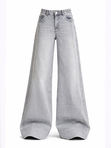 IT'S BASIC Wide leg Jeans 'Palazzo High Rise Jeans' in Grey: front