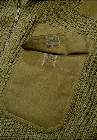 Brandit Strickjacke in Grün