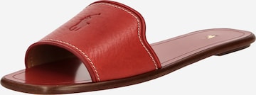 Polo Ralph Lauren - Sapato aberto em vermelho: frente
