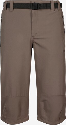 CMP Regular Outdoor Pants in Brown: front