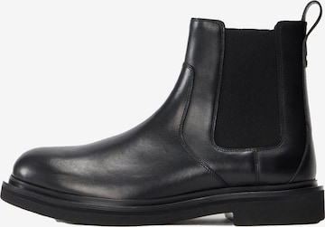 Karl Lagerfeld Chelsea-bootsit värissä musta: etupuoli