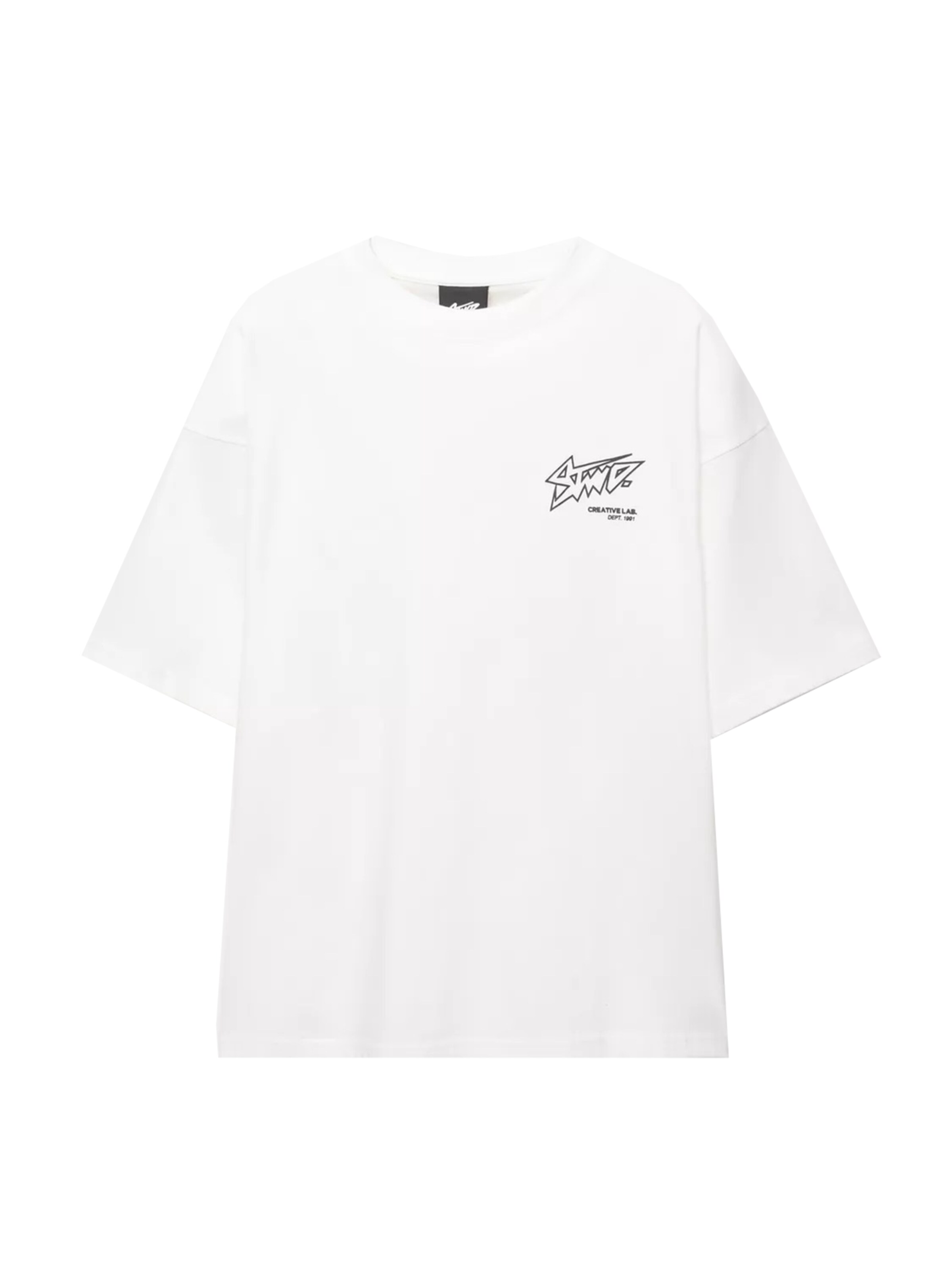 Maglietta Pull&Bear di colore lilla / nero / bianco, Visualizzazione prodotti