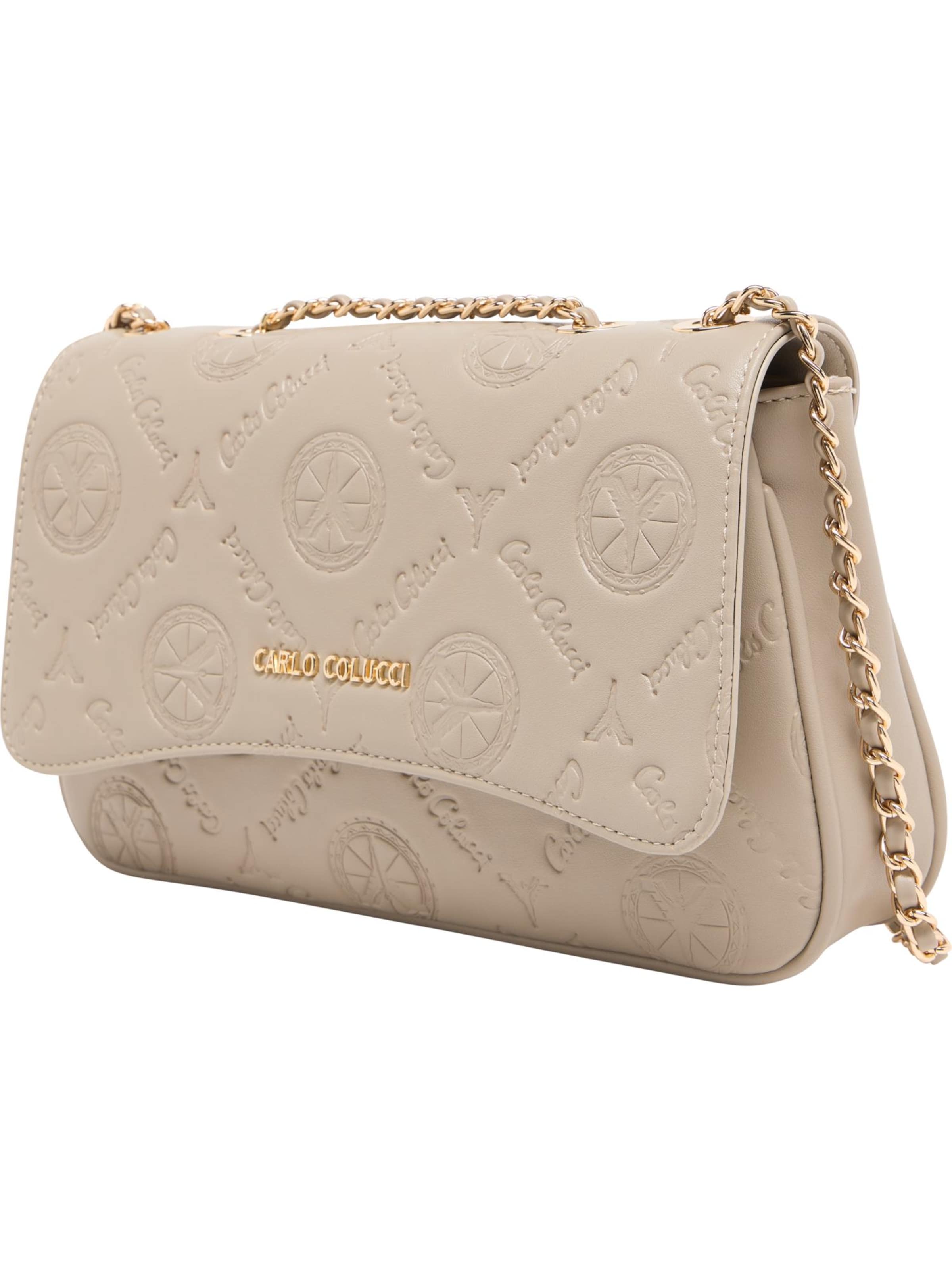 Sac à bandoulière 'Enzi' Carlo Colucci en beige