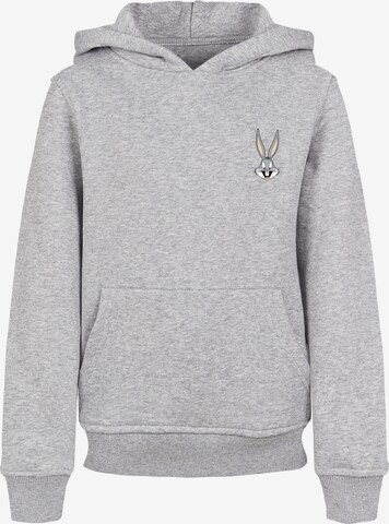 F4NT4STIC Sweatshirt 'Looney Tunes Bugs Bunny' in Grey: front