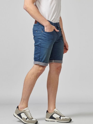 KOROSHI Slimfit Shorts in Blau