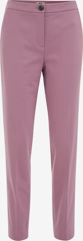 WE FashionSlimfit Hlače - ljubičasta boja: prednji dio