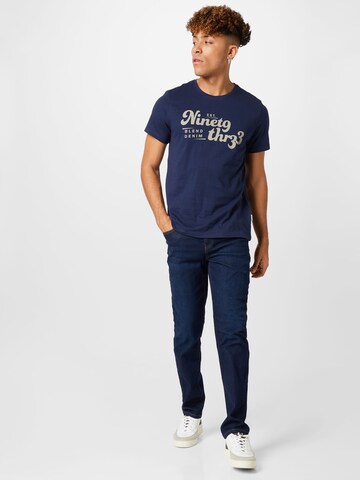 BLEND T-Shirt in Blau