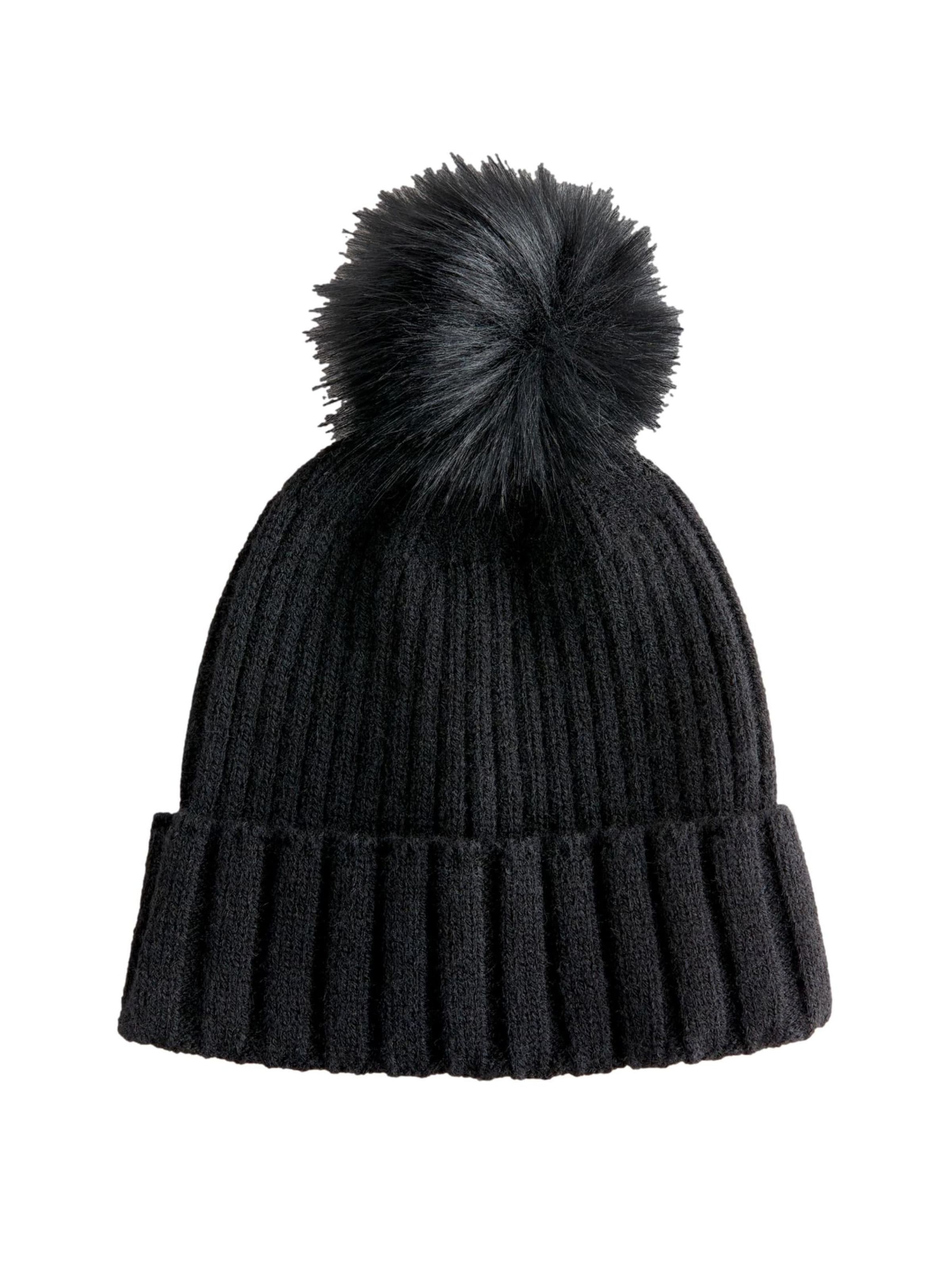 Next Mütze in Schwarz: Vorderseite