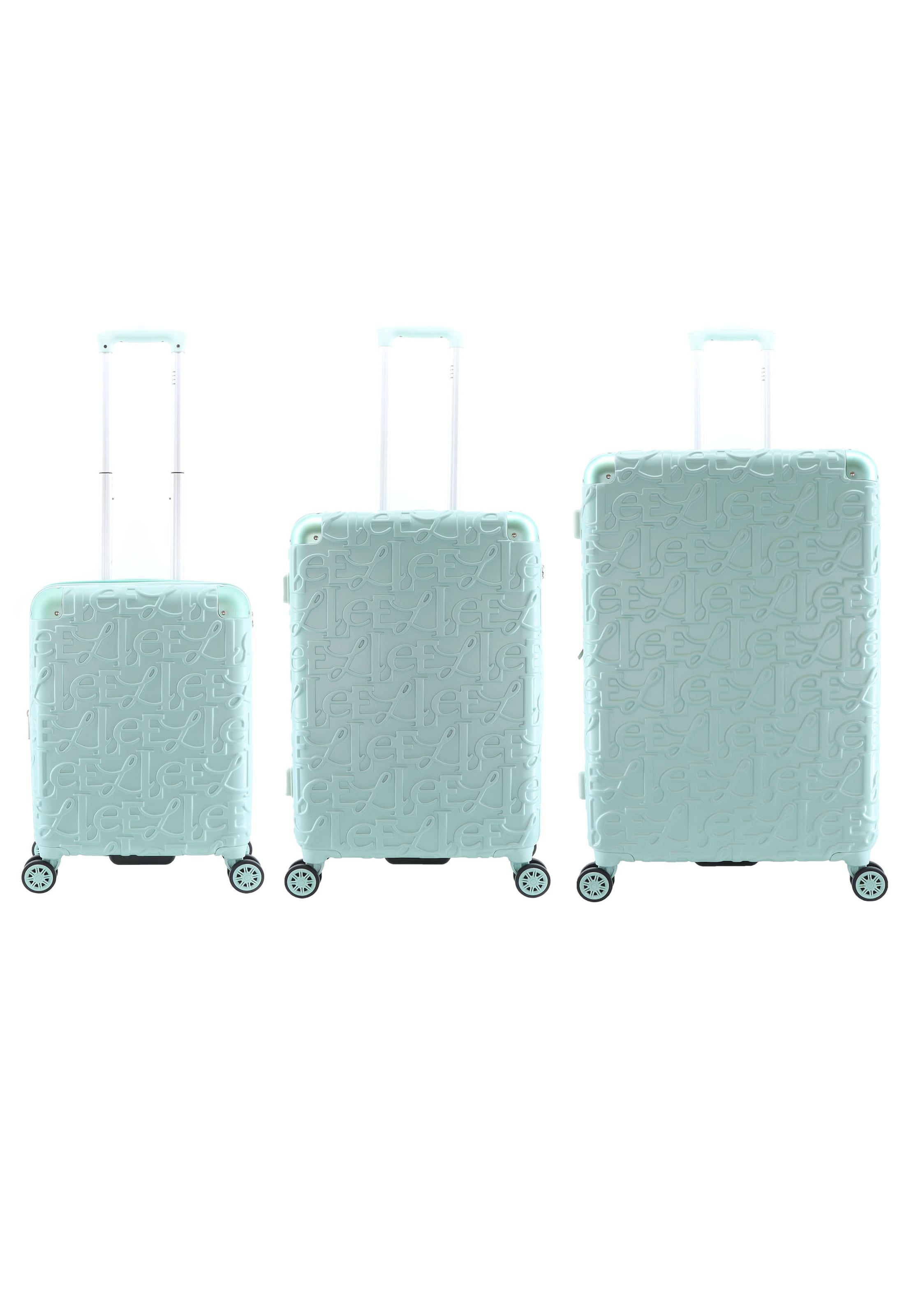 ELLE Suitcase set 'Alors' in Green: front