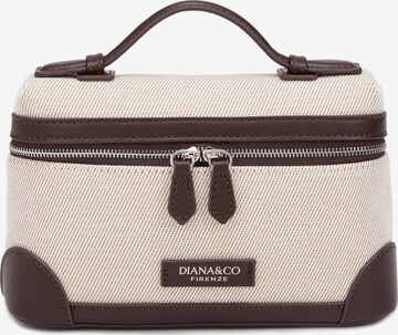 Borsa a tracolla 'Borsa a Mano Strutturata Diana & Co Firenze con Tracolla Regolabile e Dettagli Ecopelle' di Diana&Co. in marrone: frontale