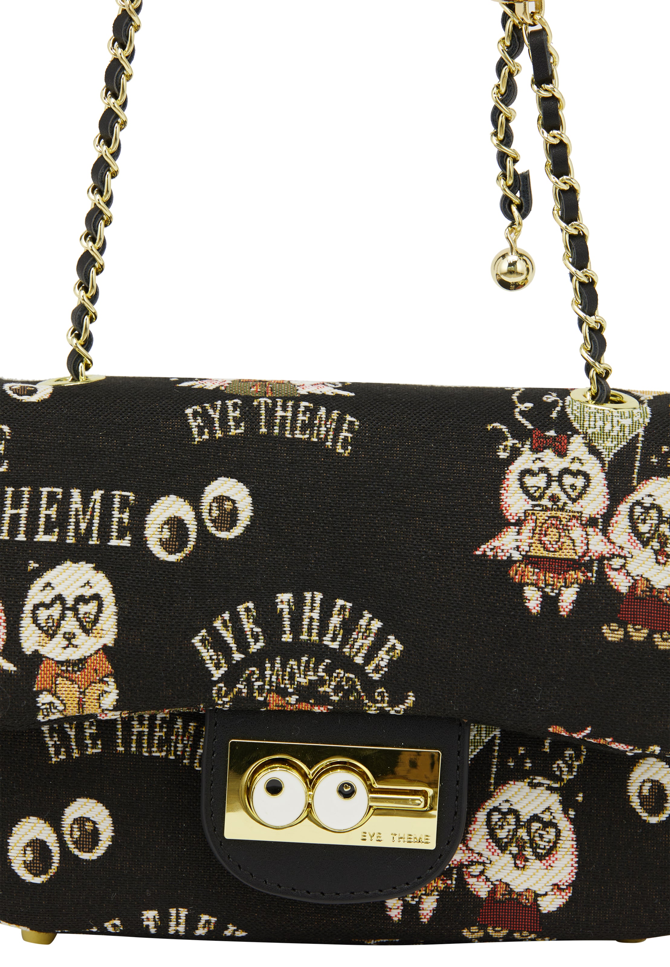 MYMOTorba preko ramena 'Pop Eyetheme' - crna boja