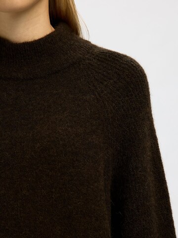 Robe 'SLFLulu' SELECTED en marron