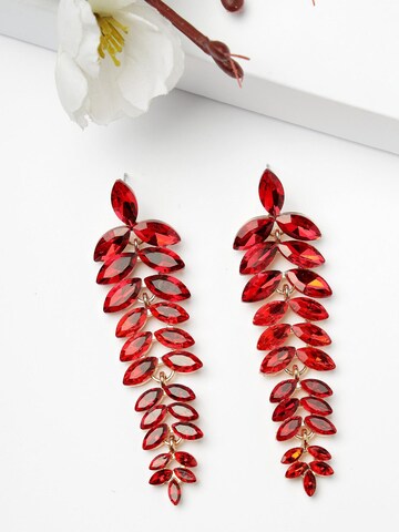 AVANT-GARDE PARIS Ohrringe 'Nicoleta' in Rot