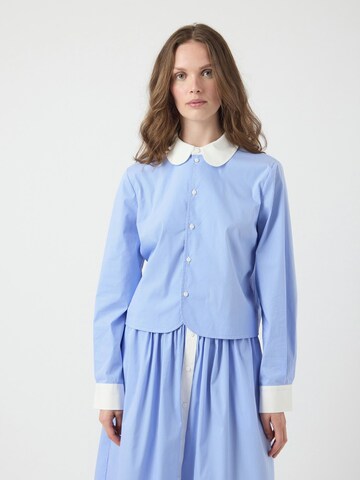 YAS Blouse in Blauw: voorkant