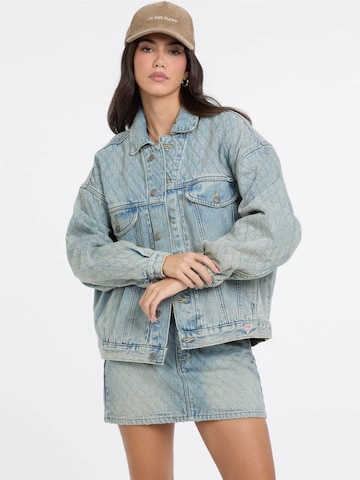GUESS Between-Season Jacket in Blue: front