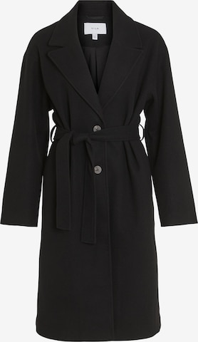 VILA Between-Seasons Coat 'Poko' in Black: front