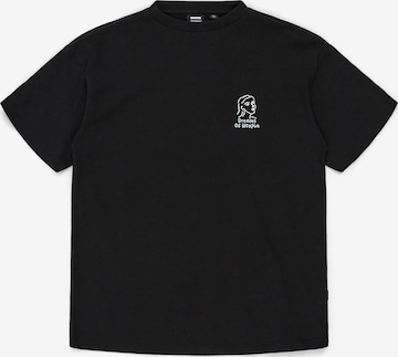 Dr. Denim Shirt 'Trooper' in Schwarz: Vorderseite