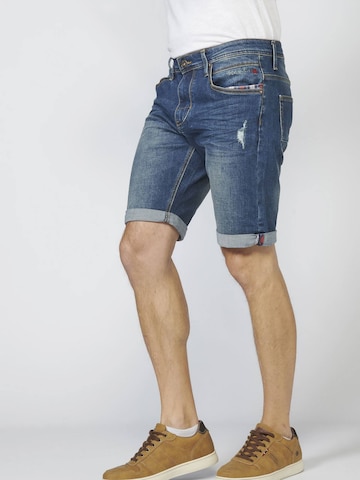 KOROSHI Slimfit Shorts in Blau