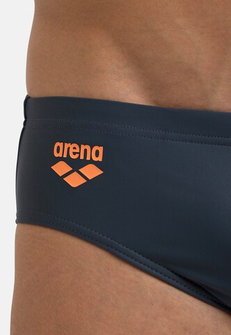 ARENA Športne kopalne hlače 'BRANCH SWIM BRIEFS' | siva barva