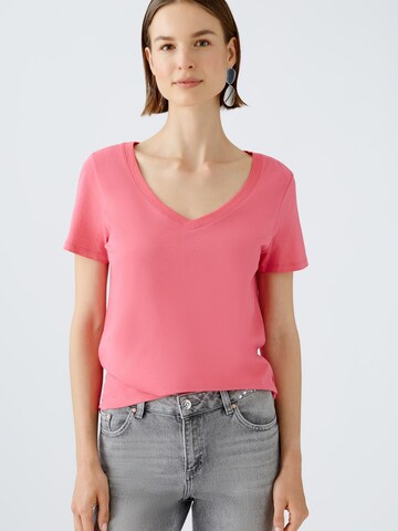 OUI T-Shirt 'CARLI' in Rot: Vorderseite