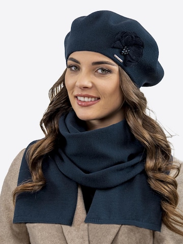 Vivisence Beanie '7036 Set' in Blue: front