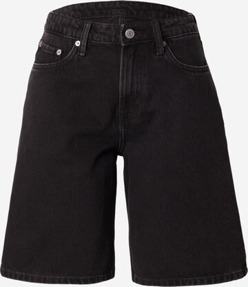 WEEKDAY Loosefit Jeans 'Monterey' i svart: framsida