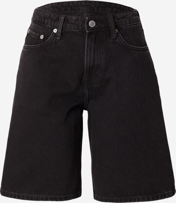 WEEKDAY Loosefit Shorts 'Monterey' in Schwarz: predná strana