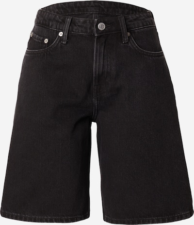 WEEKDAY Shorts 'Monterey' in black denim, Produktansicht