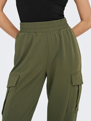 ONLY Tapered Cargo Pants 'Ola' in Green