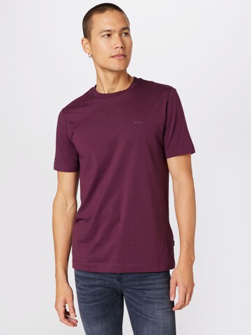 BOSS - Camisa 'Thompson 01' em roxo: frente