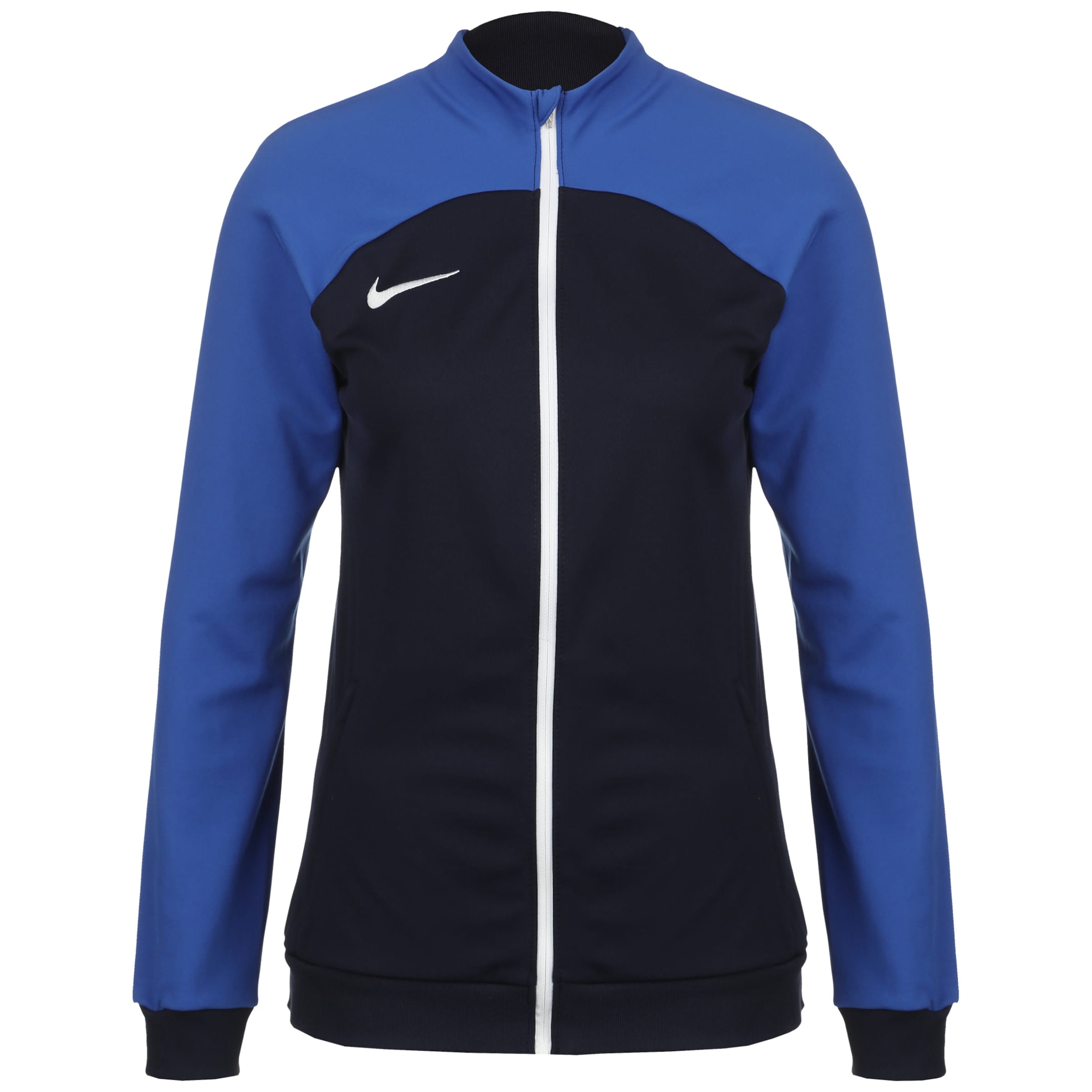 NIKE Athletic Jacket in Blue: front