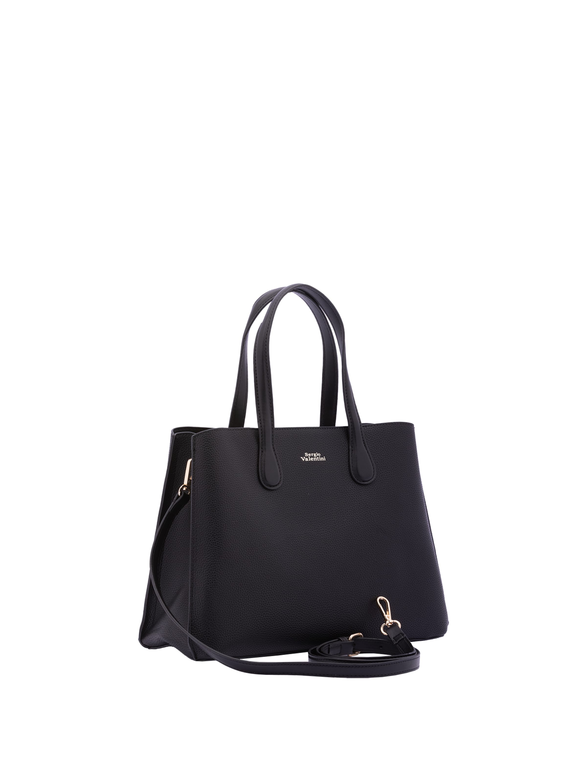Borsa a mano di Sergio Valentini in nero: frontale