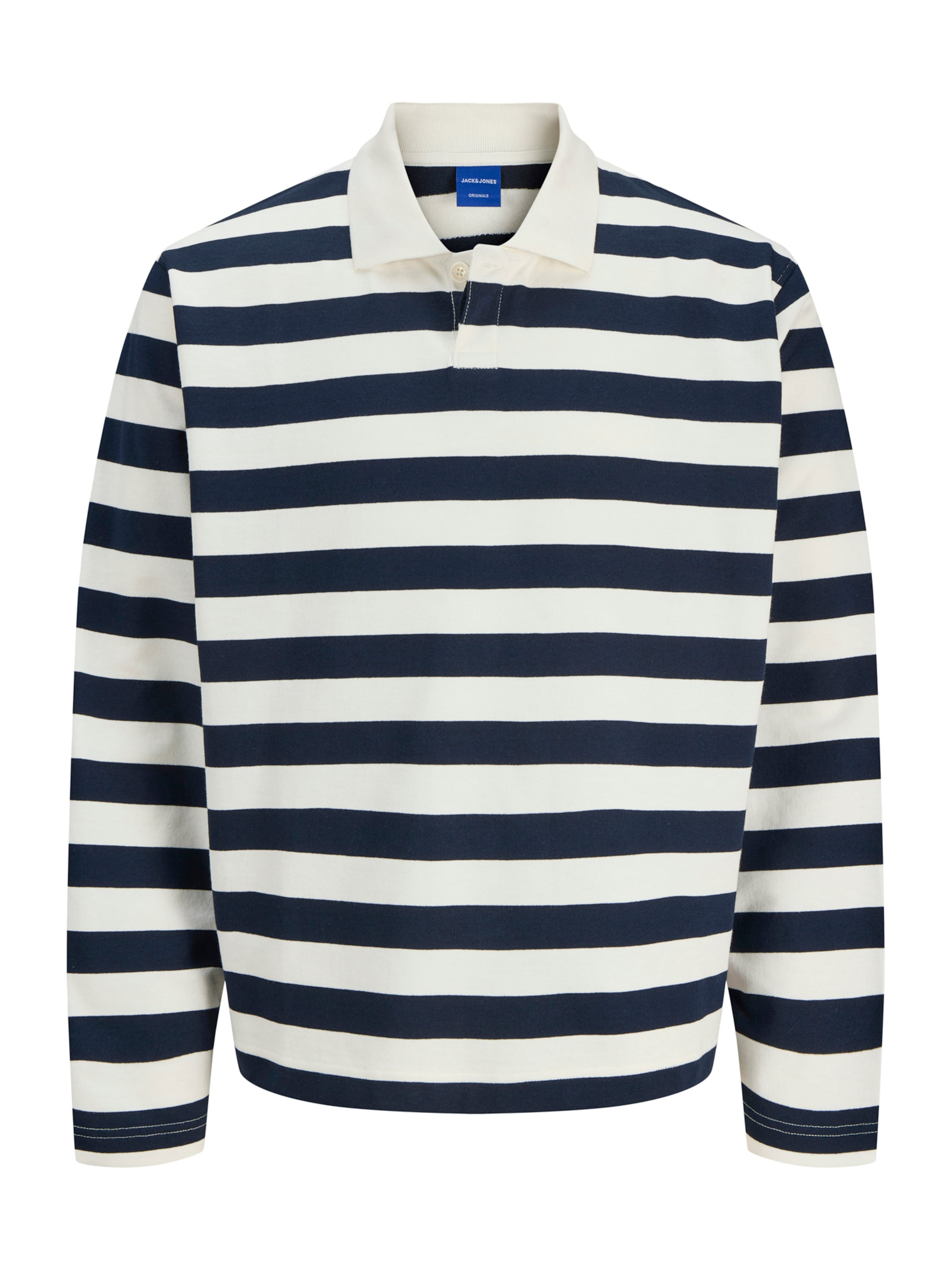 JACK & JONES Sweatshirt 'JORBLEECKER' i blå: framsida