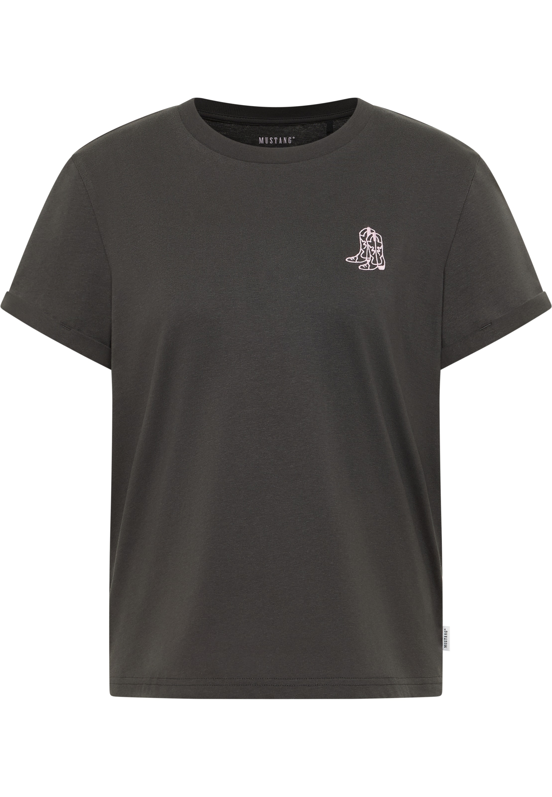 MUSTANG Shirt 'Monroe' in Schwarz: Vorderseite