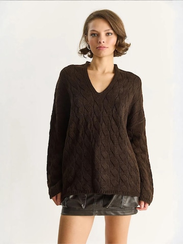 Pullover 'Pullover' di Bianco Lucci in marrone