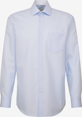 SEIDENSTICKER Regular fit Business shirt 'Smart Essentials' in Blue: front