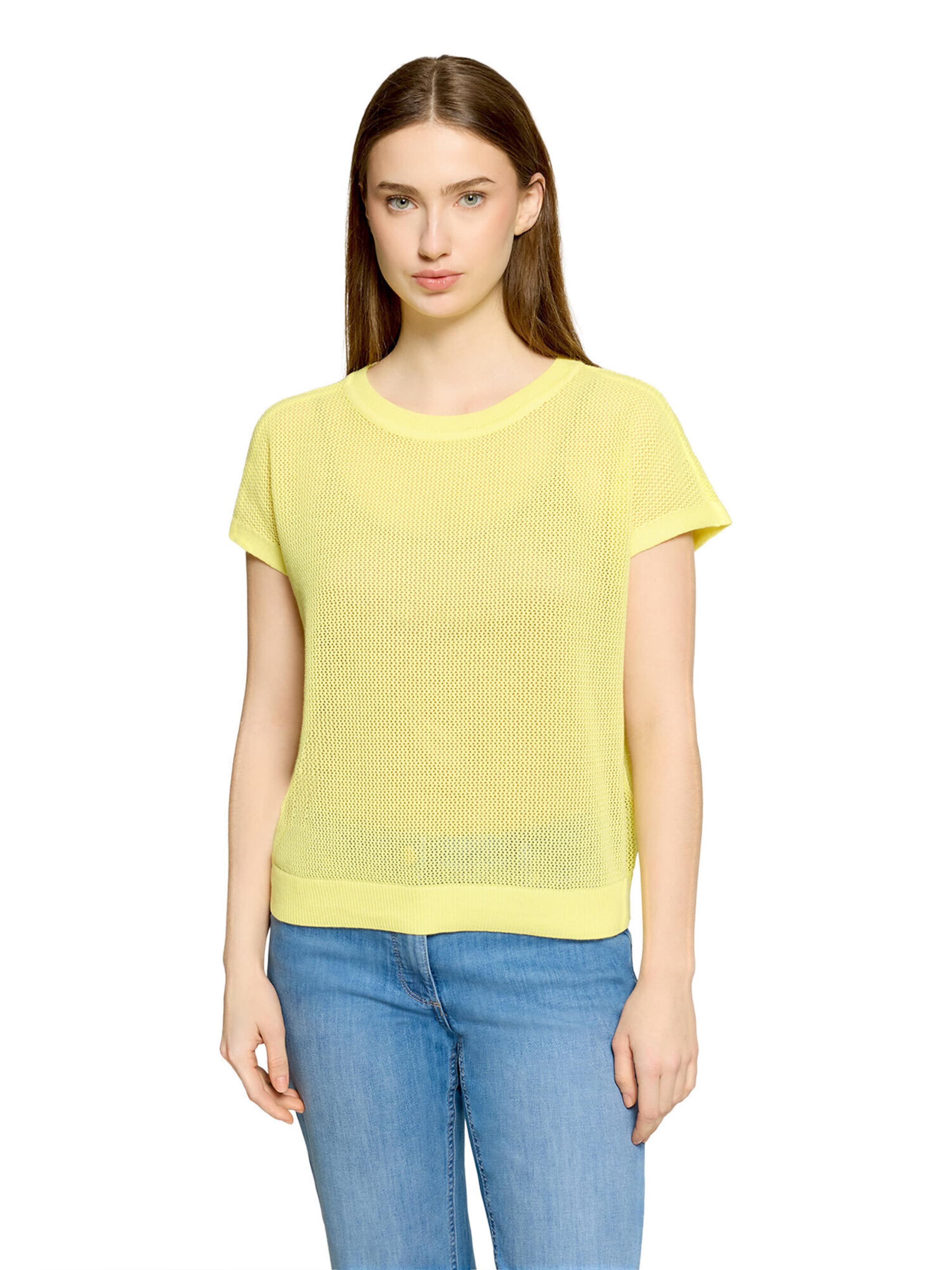 Pull-over Betty Barclay en jaune : devant