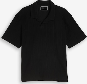 TOM TAILOR DENIM Poloshirt in Schwarz: Vorderseite