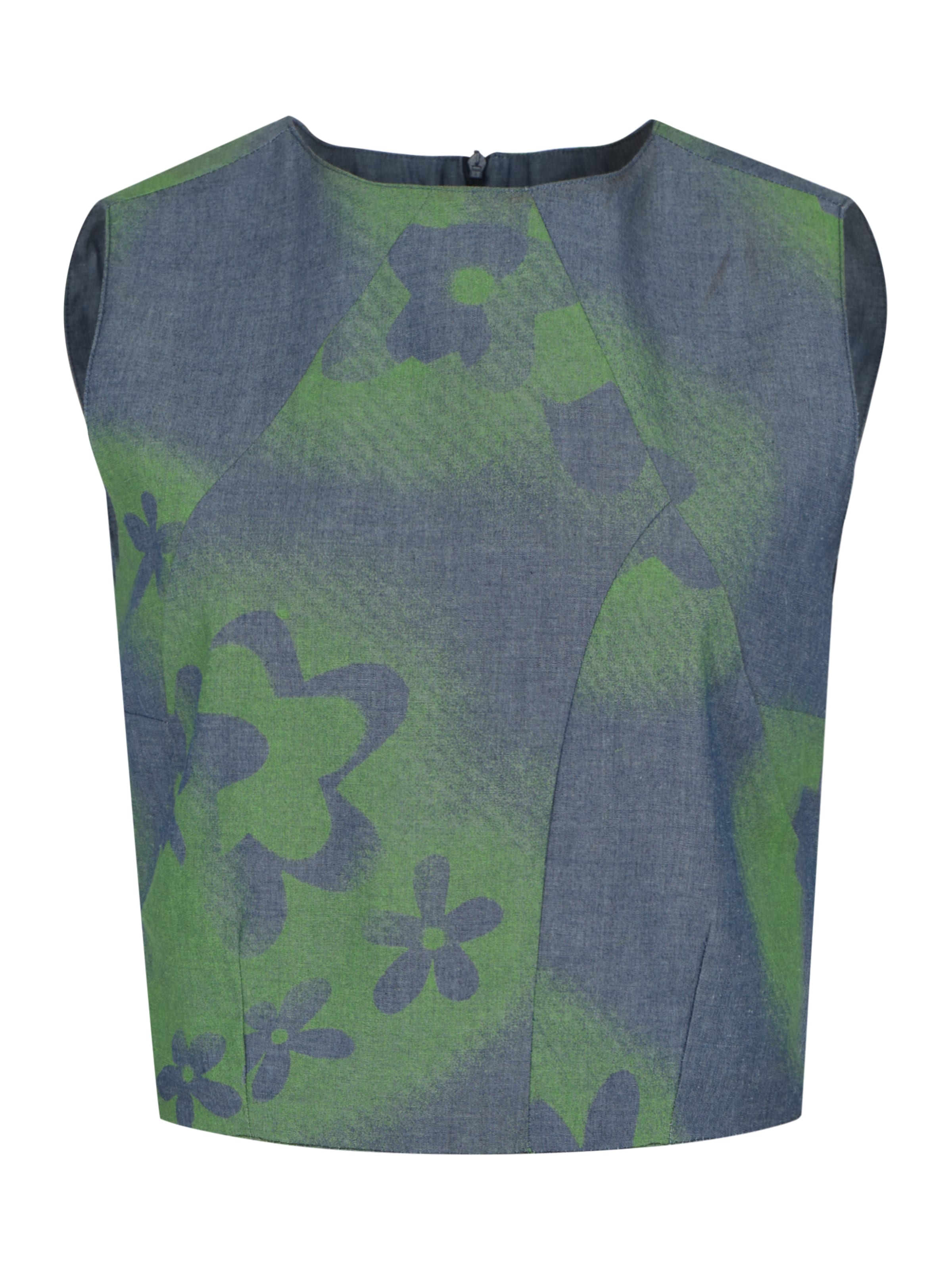 ABOUT YOU REBIRTH STUDIOS Top 'Gossy' - kék: elől