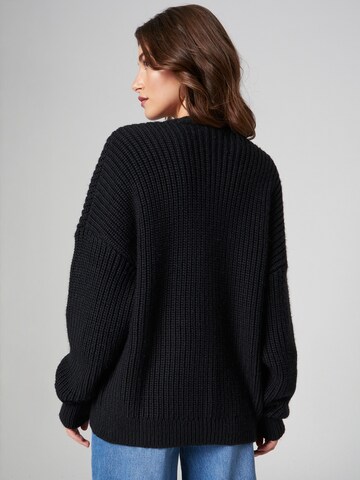 Cardigan 'Mieke' millane en noir