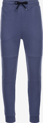 Effilé Pantalon 'PASK-0129' Ombre en bleu : devant