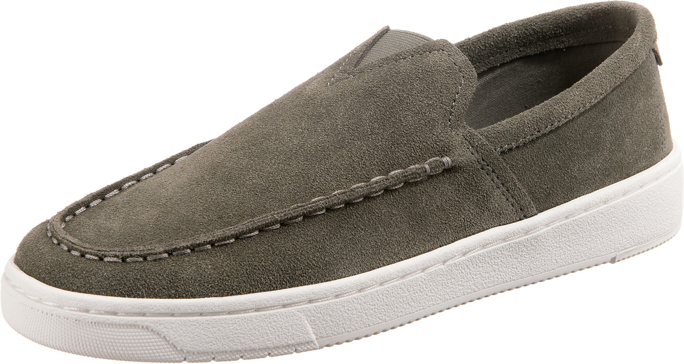 TOMS Mocassins in Groen: voorkant