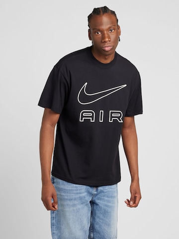 Nike Sportswear Μπλουζάκι 'M90 AIR' σε μαύρο: μπροστά