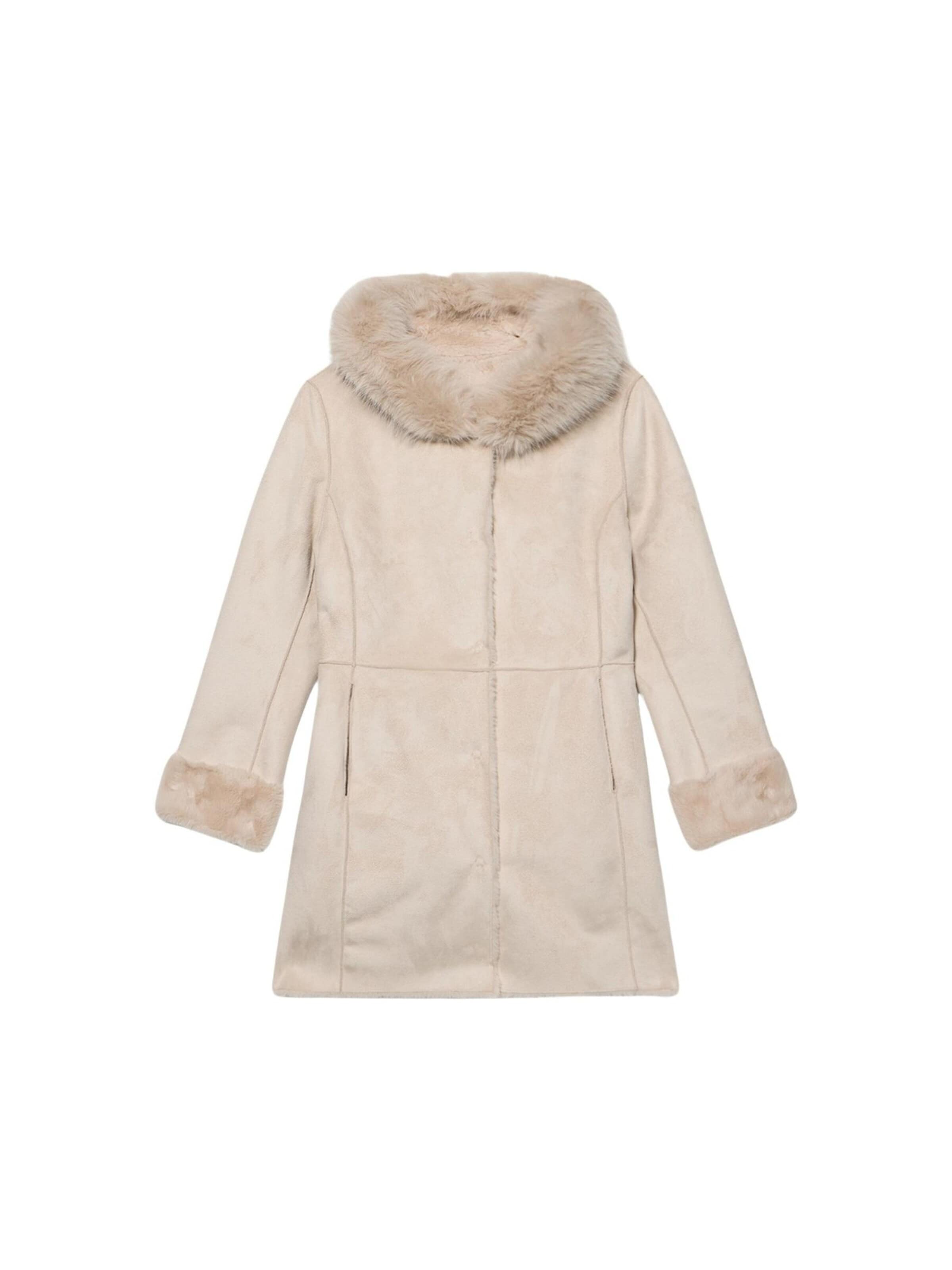 Cappotto invernale in S oltre di colore beige, Visualizzazione prodotti