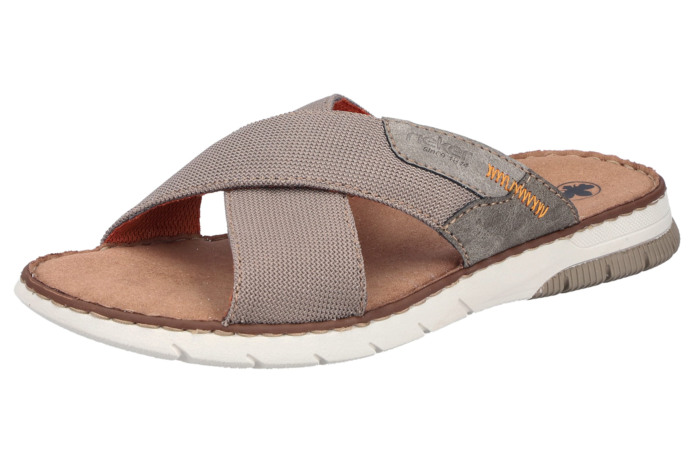 Mule '25250' Rieker en beige : devant