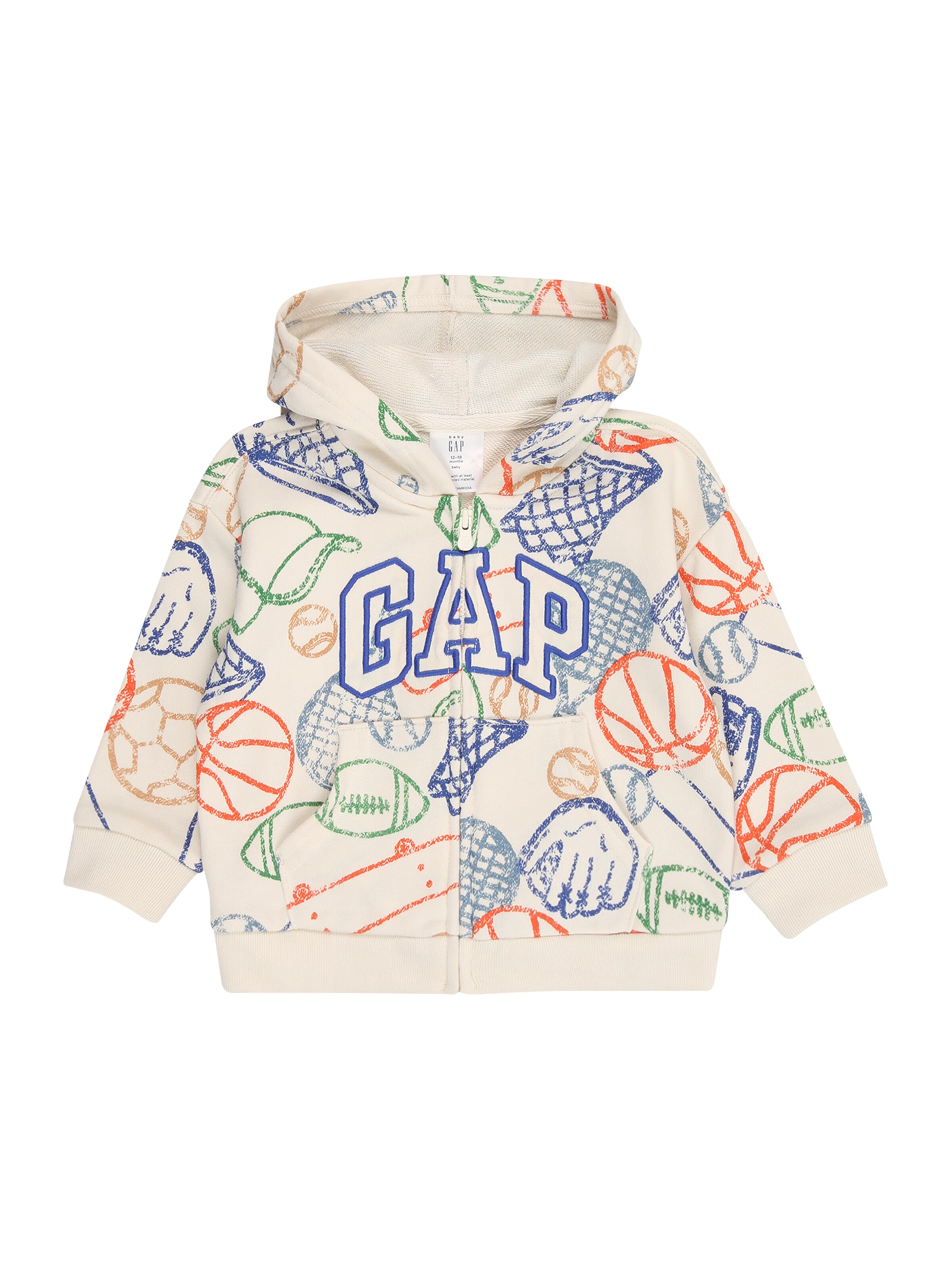 GAPGornji dio trenirke - bijela boja: prednji dio