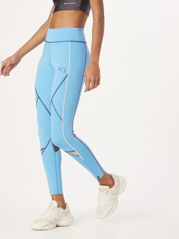 Skinny Pantalon de sport 'LOUISE' Kari Traa en bleu : devant