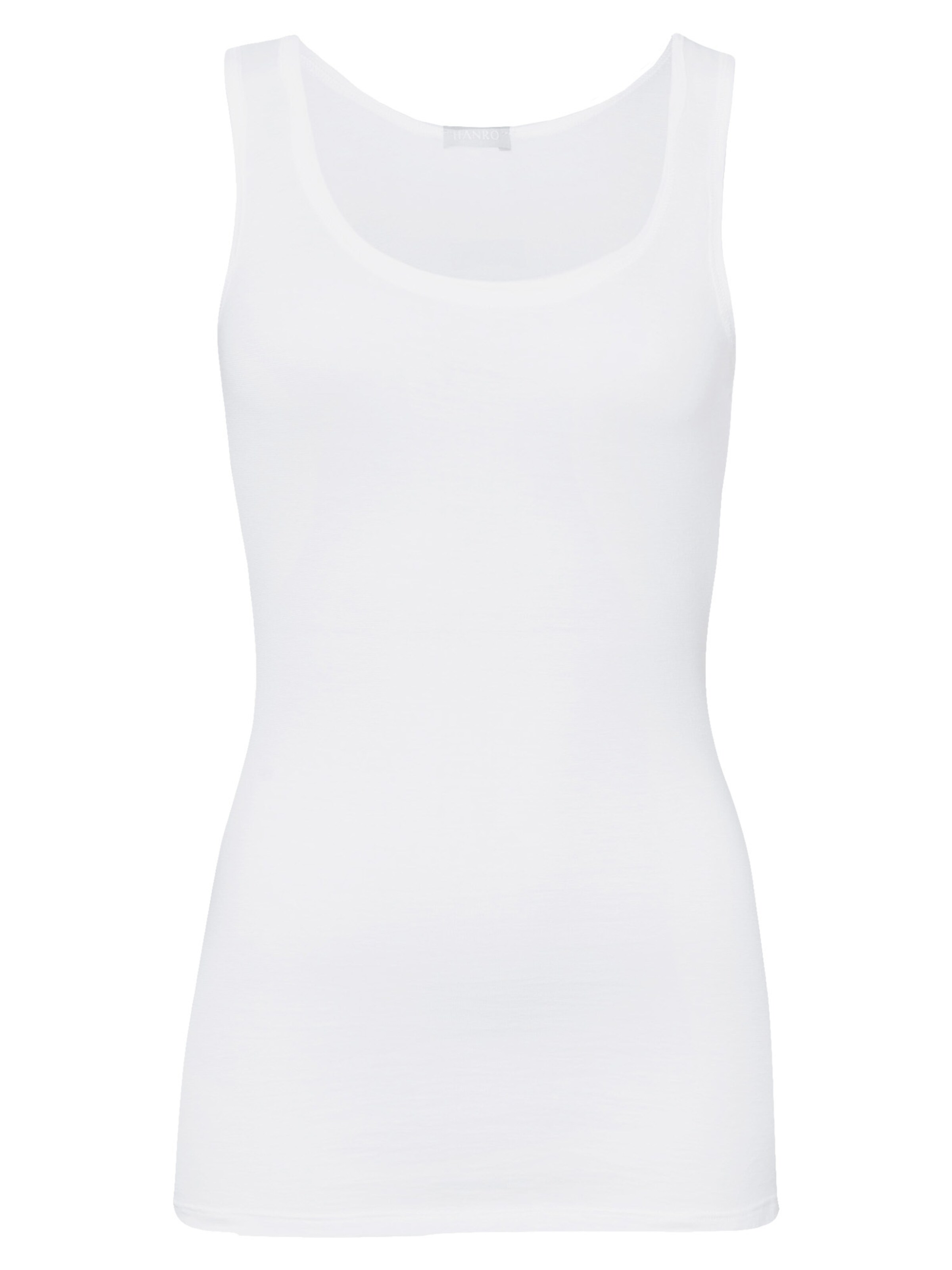 Hanro Unterhemd 'Ultralight'‌‌‌‌‌‌‌‌‌ in Weiß: Vorderseite