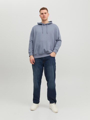 Jack & Jones Plus كنزة رياضية بلون أزرق